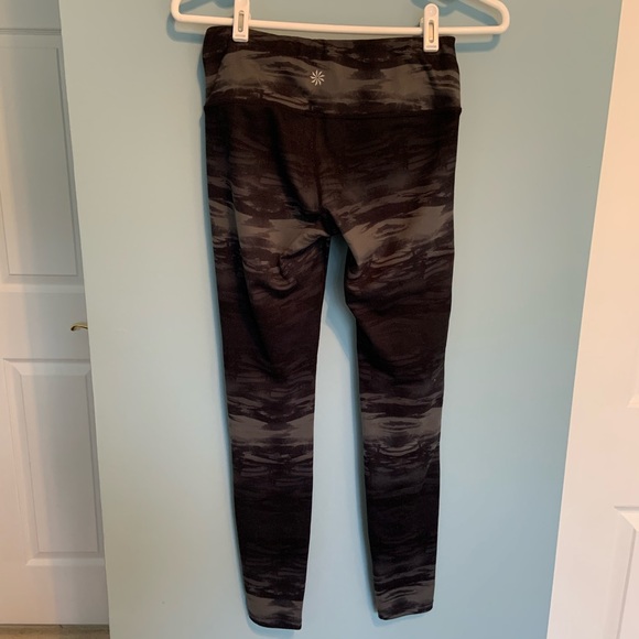 Athleta Chaturanga Tights yoga leggings grey black - Picture 3 of 14